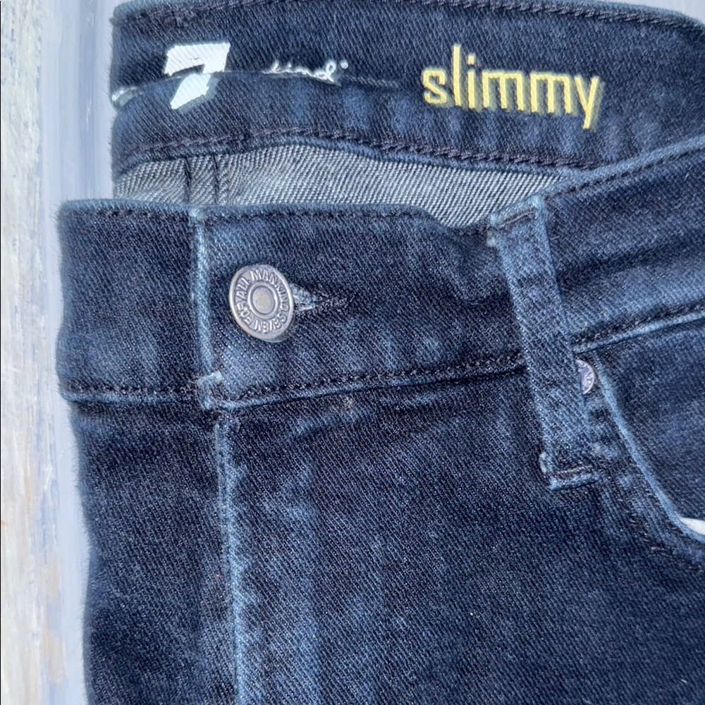 7 For All Mankind Slimmy Jeans - Dark Wash 30x32